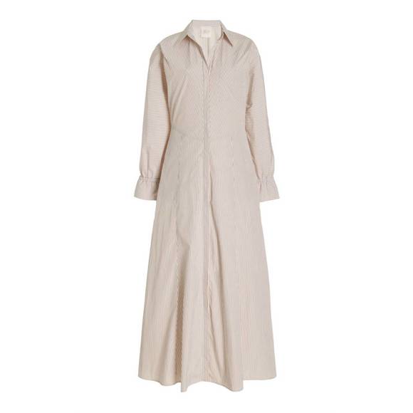 NEW TWP lazy hazy days of summer dress in khaki/white - Picture 5 of 5